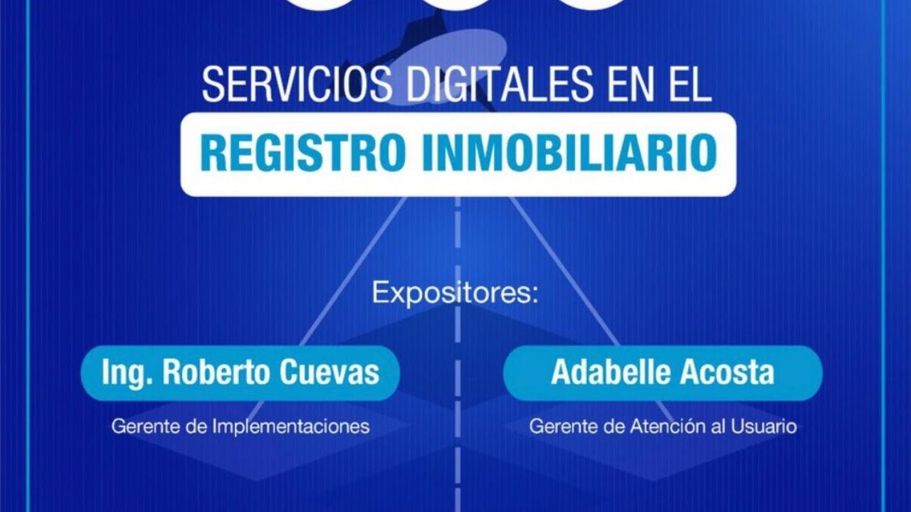 SERVICIOS DIGITALES EN EL REGISTRO INMOBILIARIO
