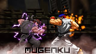 Evil Ryu vs Violent Ryu. Worthy opponent! Ryu-Verse! Street Fighter MUGEN
