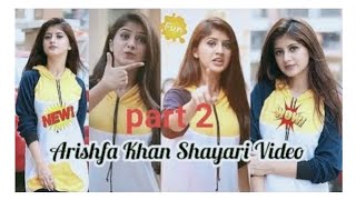 Arishfa Khan Top 20 Shayari Video Part 2 Tiktok India Lucky Dancer