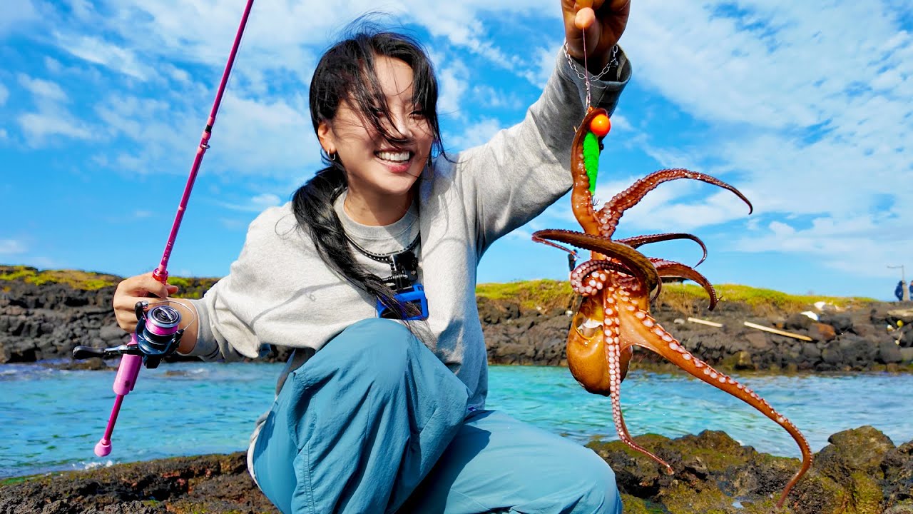 문어와 광어를 마구마구 잡을 수 있는 비밀스러운 장소를 발견했다 - 낚토바이(2)