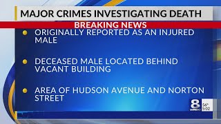 RPD investigates 'suspicious' death behind vacant building