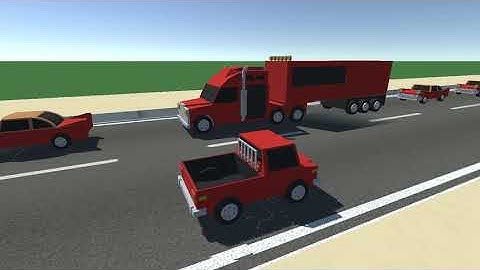 traffic system in unity3d