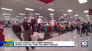 Up for debate: Which offers better bargains — Black Friday or Cyber Monday?