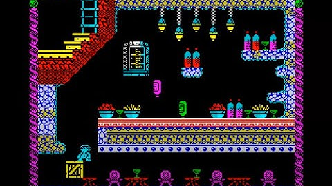 GHOSTLY CAPERS (2023) Walkthrough, ZX Spectrum
