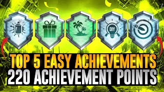Top 5 Easy Achievements Pubg Mobile | 220 Achievement points Free | Pubg Easy Achievements screenshot 4