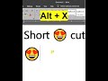 Heart eye emoji shortcut in ms word #word #keyword #shorts