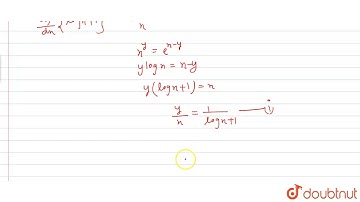 If `x^(y)=e^(x-y)` then prove that `(dy)/(dx)=(logx)/((1+logx)^(2))`