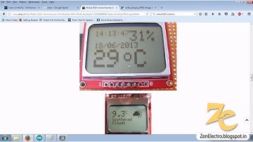 Nokia 5110 LCD Display Interface with Arduino
