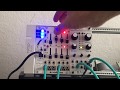 Modulaire  pisode 1  premiers essais  mutable instruments plaits  intellijel dual adsr