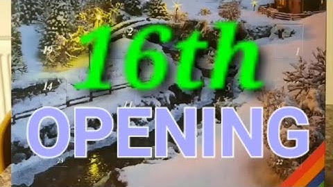 Noch HO Calendar. Opening & Figure Reveal. 16th Dec 24