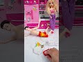 Satisfying with Unboxing Barbie Bath Set Toys, ASMR Video #shorts
