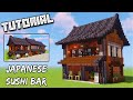 How To Build A Japanese Sushi Bar | Minecraft Tutorial