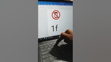 Mobile Not Allowed Symbol | Easy Tutorial #shorts #msword #pc