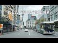 New Zealand 4K - Driving Downtown - Auckland City