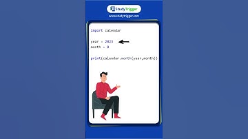Python Tricks: Mastering the Calendar Module 📅 | StudyTrigger #codingshorts #viral  #python #math