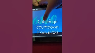challenge countdown from 6200