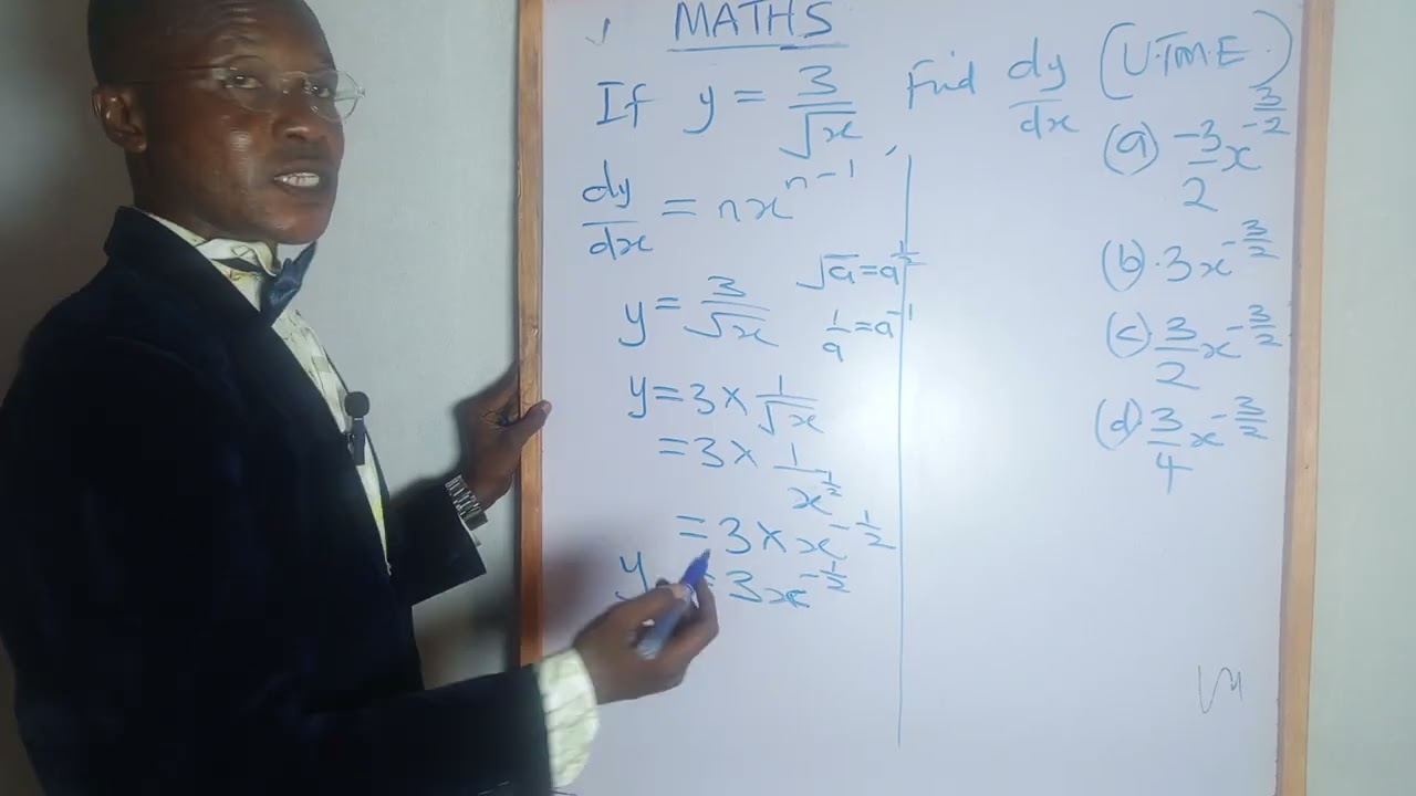 Topic: Calculus ( Differentiation) 