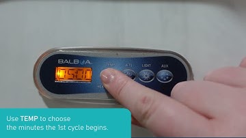 How to set your Filtration Cycles | Balboa TP200 | Blue Whale Spa