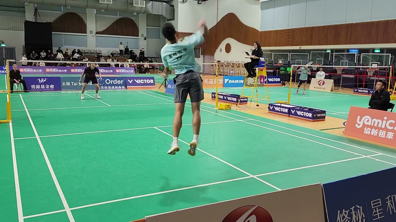(升甲組戰)2026年第一次全國羽球排名賽 男乙單8強 亞柏海鴻高大 許桐睿 vs 土銀西螺國中 陳正
