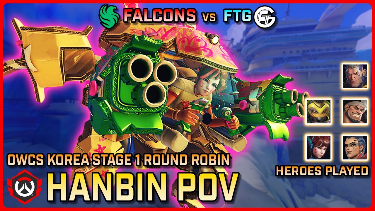 [ HanBin ] Team Falcons vs From The Gamer | Round Robin | OWCS Korea ...