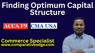How to find Optimum Capital Structure | What is Optimum Capital Structure | ACCA F9 | CMA USA | CPA