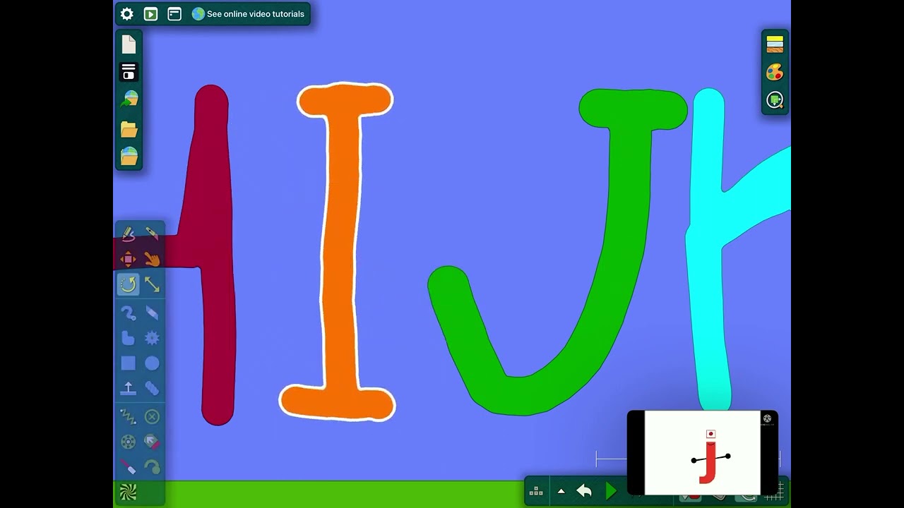 English Endless Band Letters