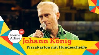 Johann König – Pizzakarton mit Hundescheiße