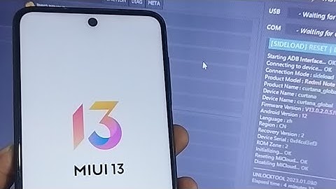 Redmi Note 9s Miui 13 android 12 Mi Account Bypass One Click No Relock | Sideload mi cloud disabled