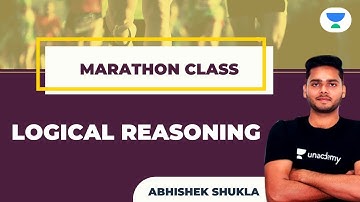 NTA UGC NET 2021 | Logical Reasoning by Abhishek Shukla | Marathon Class