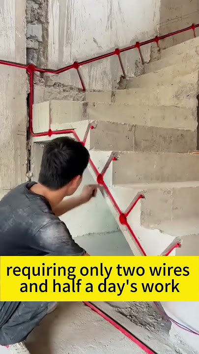 Staircase lights are very easy to install #controller #light #stairlight #stairway