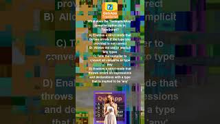 Celebrity TypeScript What does the noImplicitAny compiler option do in TypeScript Profile