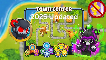 🔥 Town Center HARD STANDARD Guide | No Monkey Knowledge - BTD6 (2025 Updated)