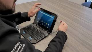 Zebra 2-in-1 Attachable Keyboard