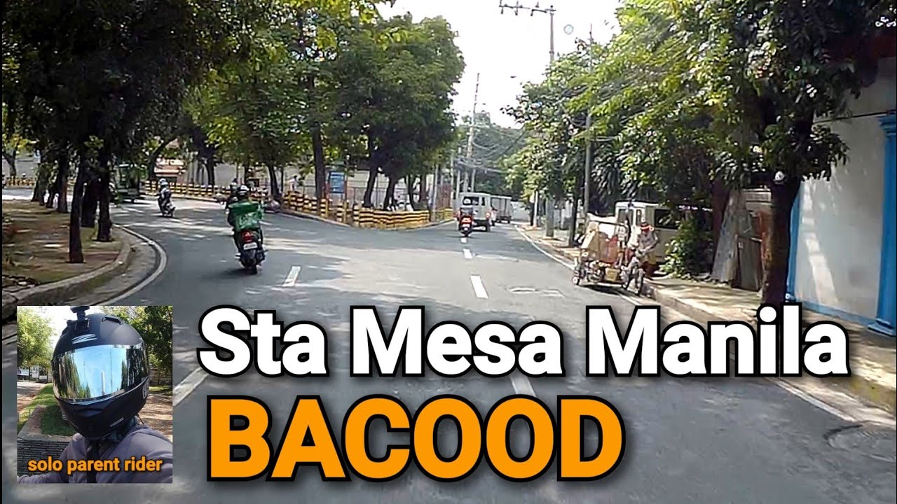 Road view in Sta Mesa Bacood Manila YouTube