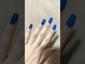 "Bright blue nail paint"🌊💙 #nailart #naildesign #bluenailpaint