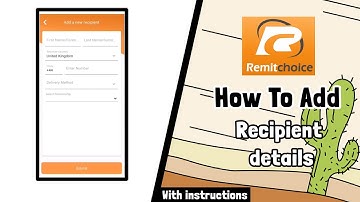 Remit choice How to Add recipient details || #Remitchoice || Alternative present