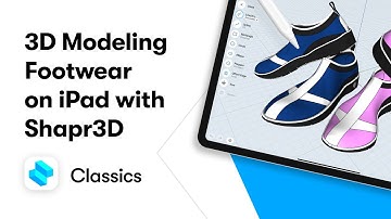 3D Modeling Footwear on an iPad | Shapr3D