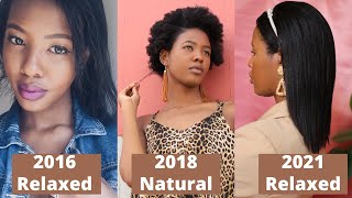 My Hair Journey. I went BACK to relaxers AGAIN!!!