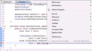 Java Programming Tutorial 65 The Final Check Box Program Content