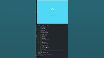 Make Waterdrop wave effect #HTML #CSS #shorts #dawnscript