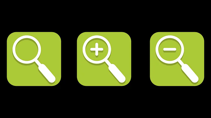 Search, Zoom in/out Icons - Inkscape Tutorial for Beginners