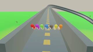 Corrida das bolinhas, bolas, Fubecas, blender 2.8, animacão, marble runs, 1° Campeonato 3/3 screenshot 5