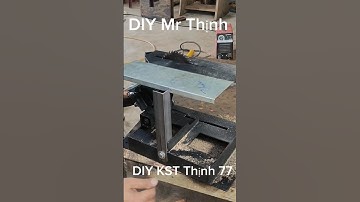 #diy #tool , dụng cụ tự chế thiết thực, máy cắt bàn đa năng tự chế từ máy mài góc