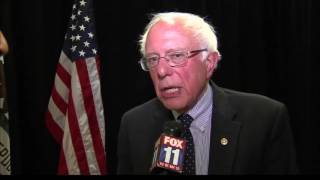 FOX 11's Christine Devine goes one-on-one with Bernie Sanders