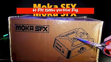 Unboxing @MOKASFX Newest Vertical 1500w Fog Machine The H-F01
