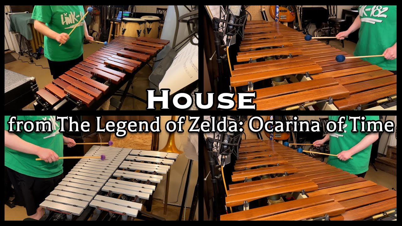 House - The Legend of Zelda: Ocarina of Time (Percussion Quartet Cover) | V-Ron Media