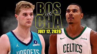Boston Celtics vs Charlotte Hornets Full Game Highlights - July 12, 2026 | NBA Summer League