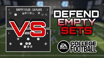 BEST Way To Shut Down Annoying Empty Set Offenses In College Football 25!!!
