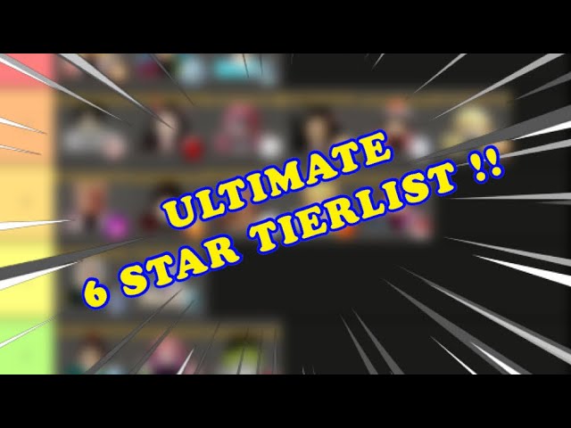 Create a All star tower defense 6 Stars Tier List - TierMaker