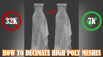 HOW TO DECIMATE HIGH POLY MESHES FOR SIMS 3